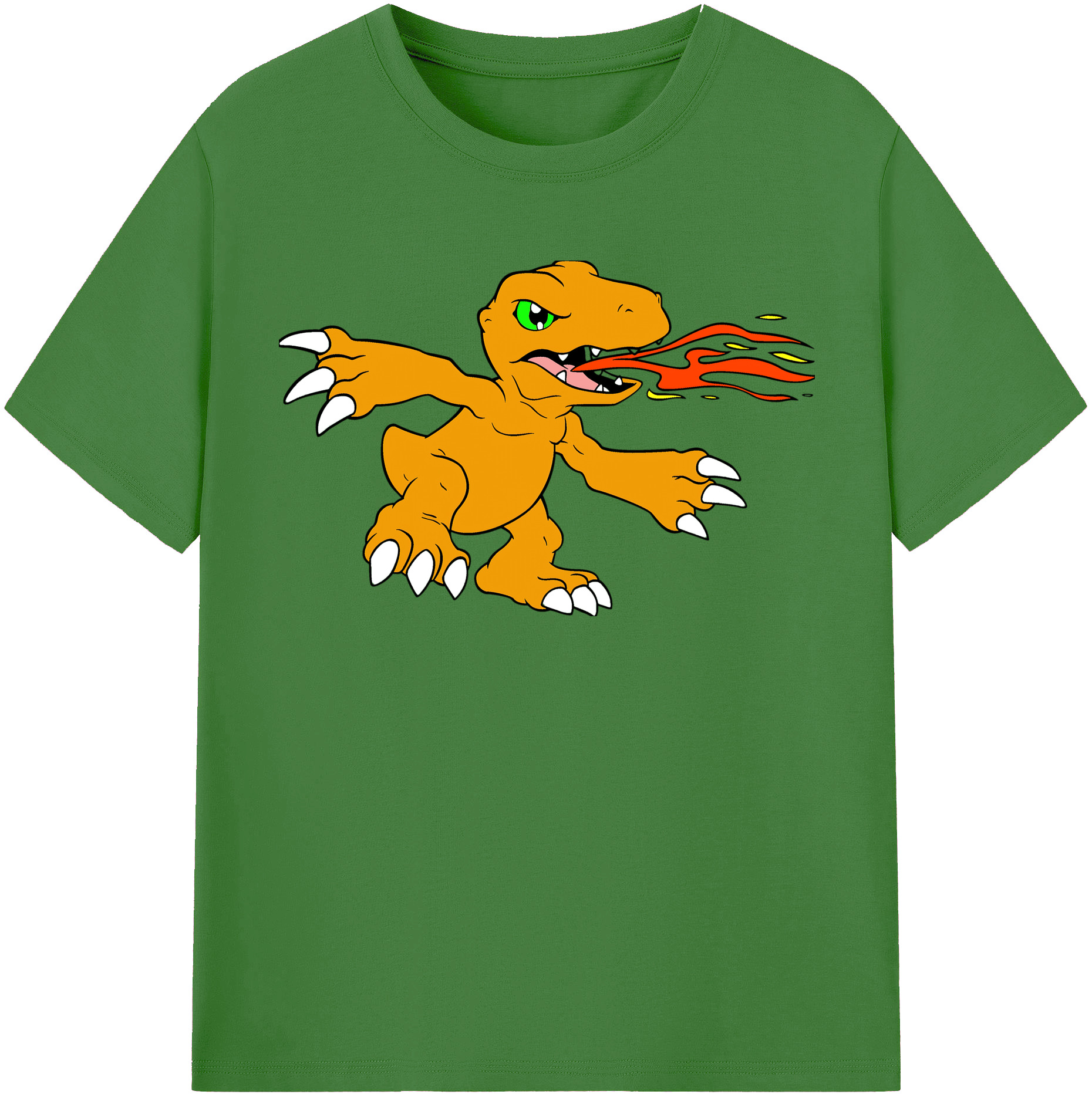 （画像用） Digimon デジタルモンスター/デジモン レディースカジュアルプリントTシャツ（綿100％）